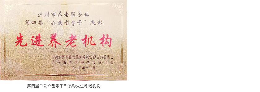 泸州养老资质荣誉